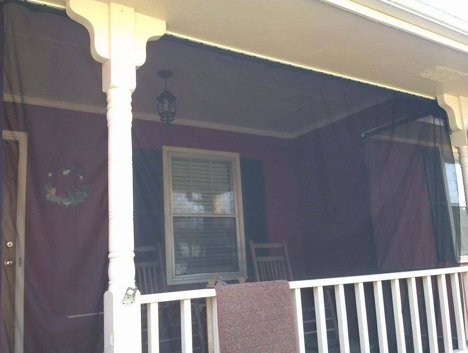 Custom Clear Vinyl and Mosquito Curtains in Lilburn, GA Mosquito Panels