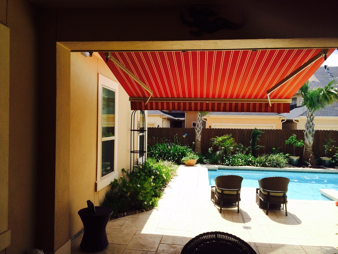 High quality retractable awnings & exterior shades in Houston, TX Excel Awning & Shade