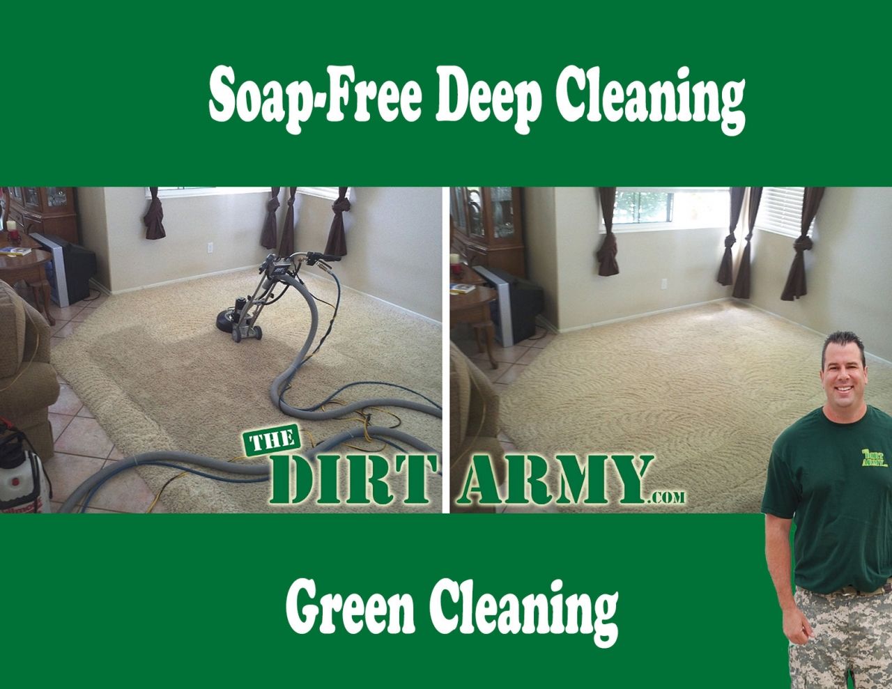 Carpet cleaning in Murrieta, CA The Dirt Army