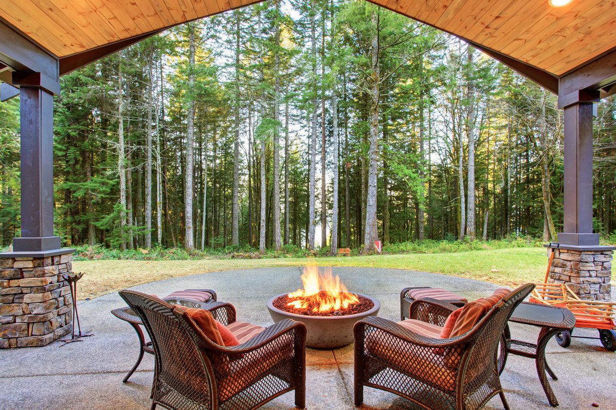 2021 Fire Pit Costs Cost To Build A, How Much Does It Cost To Build A Covered Patio With Fireplace