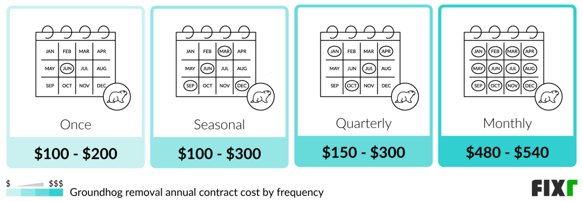 2022 Groundhog Removal Cost | Woodchuck Removal Cost