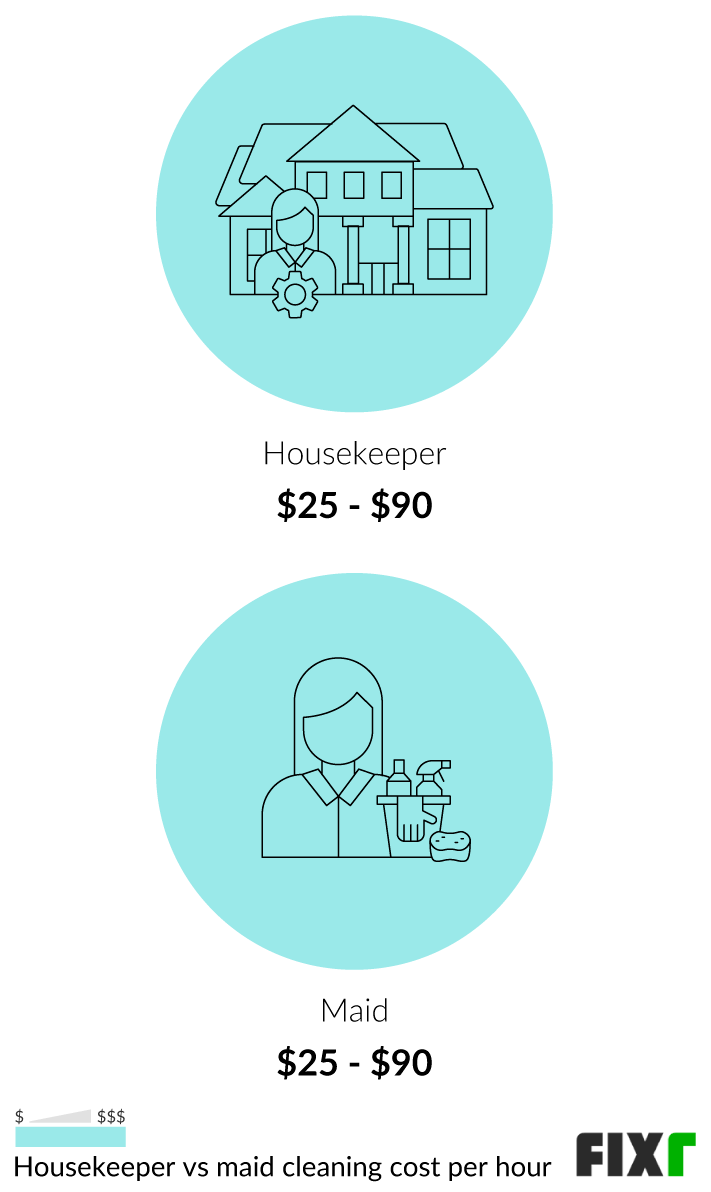 Comparison of the Cost per Hour of a Housekeeper and a Maid