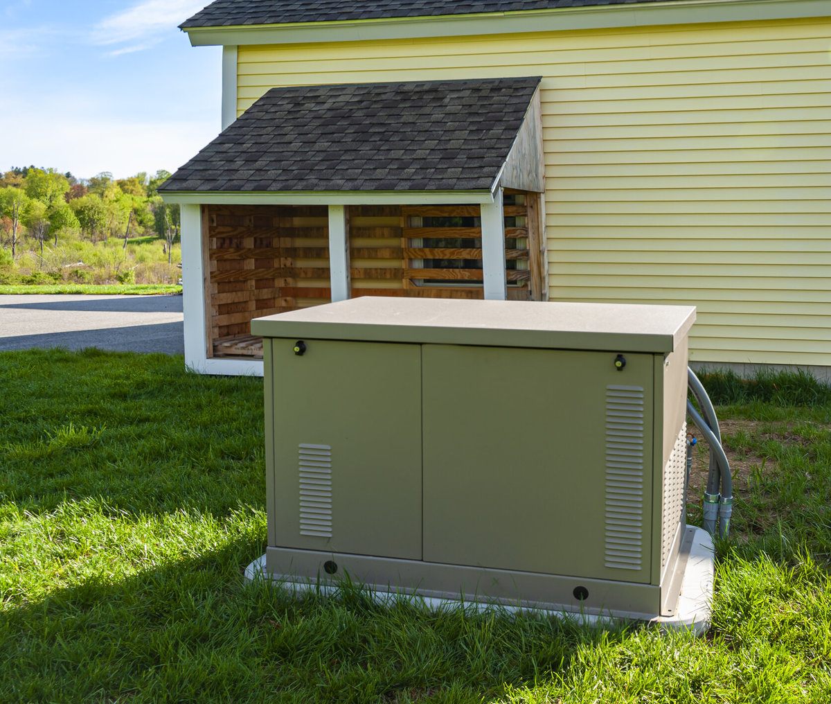 Standby Backup Generator for Home in Garden