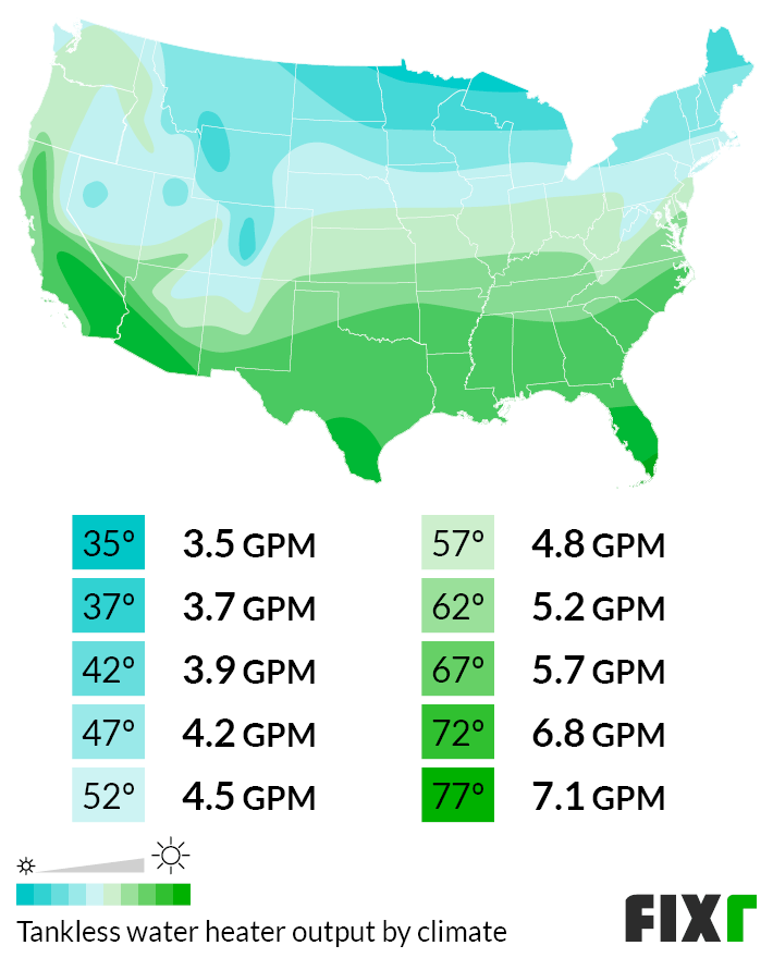 United States Ground Water Temperature Map