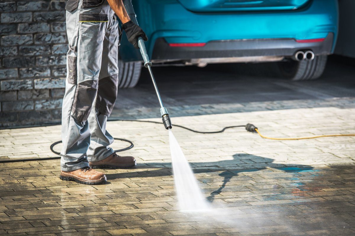 driveway washing sidewalk dangerous