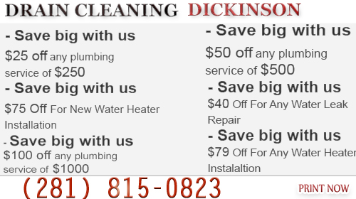 Drain Cleaning Dickinson TX