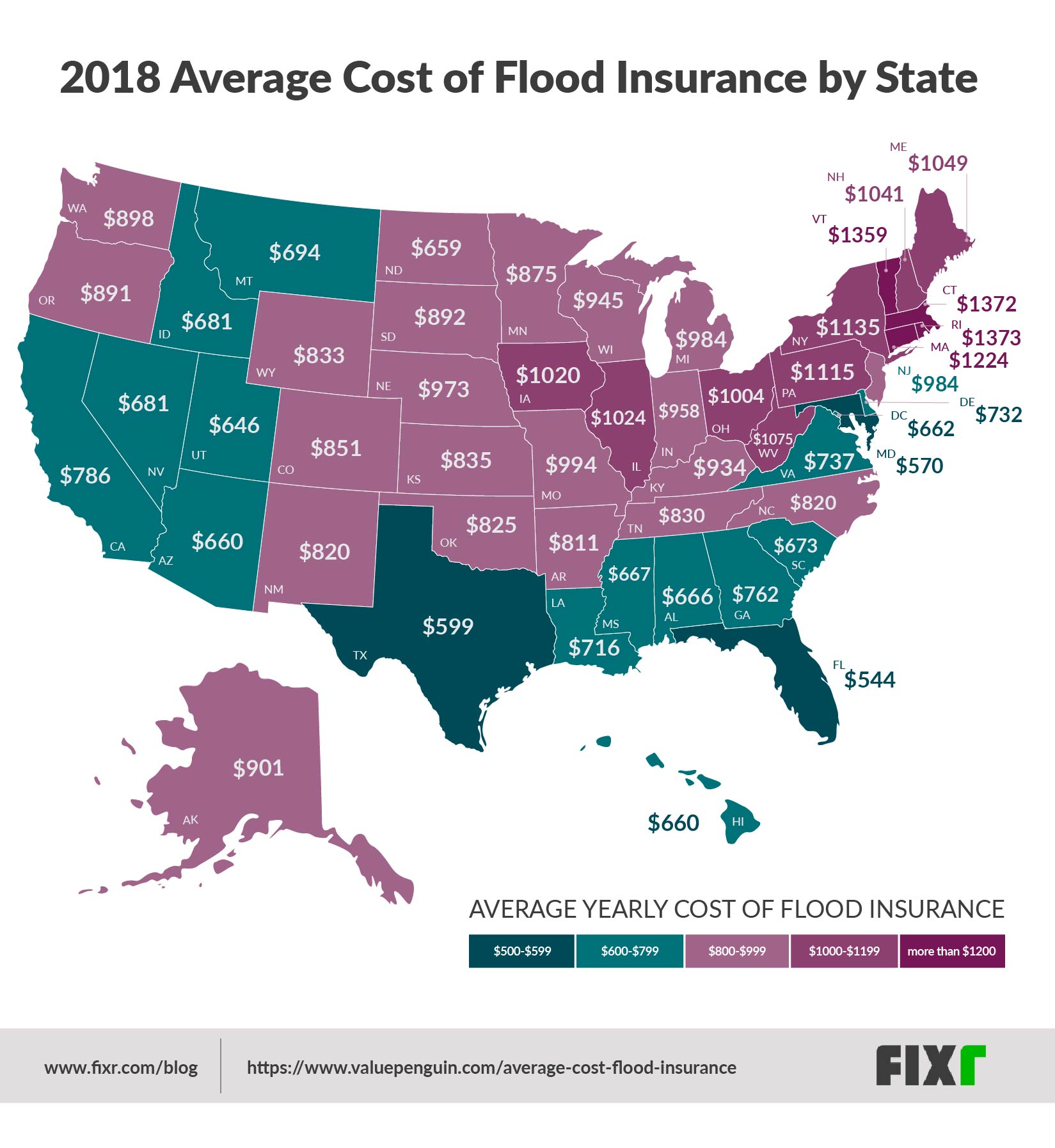 Map Of Us Flood Zones - United States Map