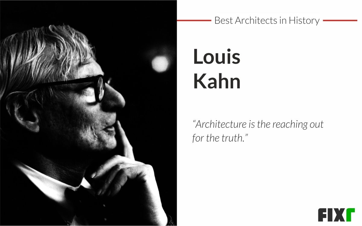 Best Architects in History - Louis Kahn