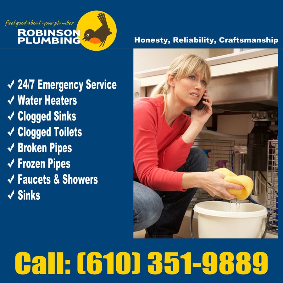 Plumbing Repair and Installation in Allentown, PA - Robinson Plumbing