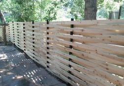 Fence Installation And Repair In Denver Co Andrew Thomas Contractors 6 Basket Weave Type Fence In Arvada Co