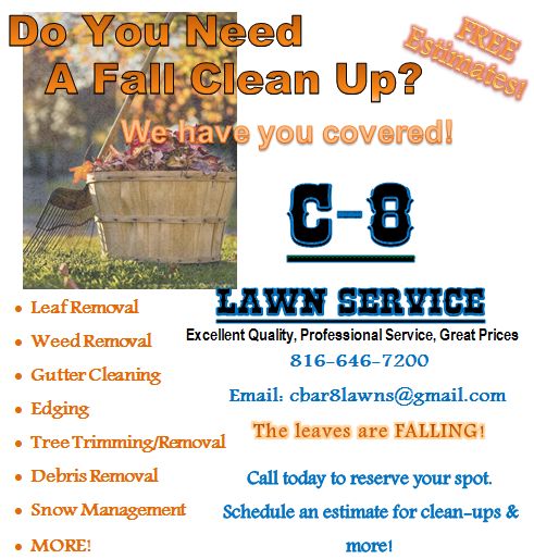 leaf removal flyer