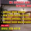 Garage Door and  Opener Repair Services
