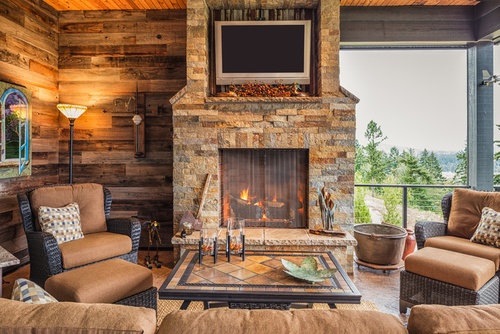 Brick vs Stone Fireplace - Pros, Cons, Comparisons and Costs